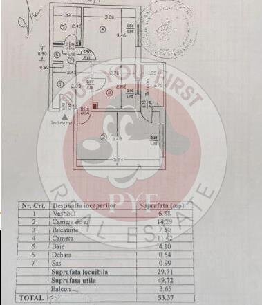 Crangasi | Apartament 2 camere | Decomandat | 54mp | B11446
